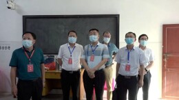 黄力巡视高考考务工作