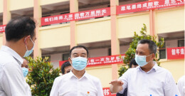 彭石清检查汛期安全防范和高考安全工作