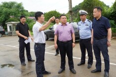 蔡富强开展上路巡查工作