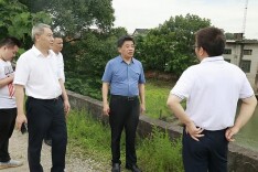 戴德清来涟督导总河长交办问题整改工作