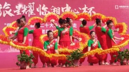 临湘第二届中老年人广场舞大赛举行