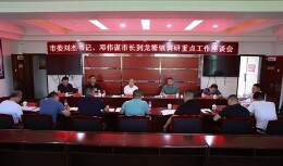 刘杰、邓伟谋到龙塘镇调研重点工作