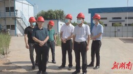 黄力调研企业生产和项目建设工作