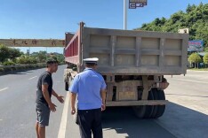 双牌交警持续开展工程车专项整治