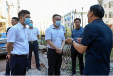 李彦文刘志刚带队调研全区安置基地建设情况