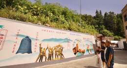 水洞底镇：文化墙会“说话”