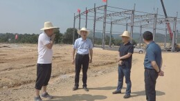 黄力调研园区项目建设工作