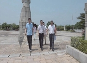 黄力调研督查文明创建工作