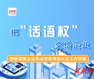 把“话语权”交给企业！图解湖南企业职业技能等级认定工作规程