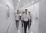 黄力调研园区建设和企业生产工作