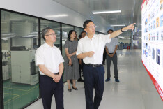 省科技厅党组书记、厅长李志坚到中电48所调研第三代半导体国创湖南中心建设工作