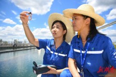 湖南日报专题|三伏天里挥汗如“水”！长沙水业集团战高温保供水剪影