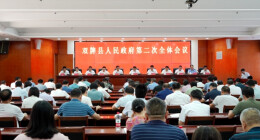双牌县人民政府第二次全体会议召开