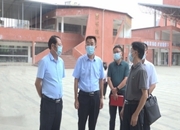 黄力督导调研各校开学和疫情防控工作