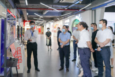 湖南省委第九巡视组临时党支部一行 到访马栏山调研开福涉侨工作