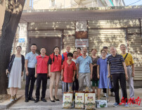 省人防办开展“关爱守护季--温情帮扶暖人心”志愿服务活动