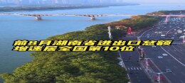 前8月湖南省进出口总额4458.7亿元，增速居全国第10位