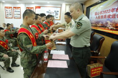 韶山市举行欢送新兵入伍仪式