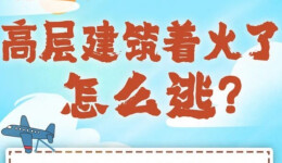 应急科普丨图说：高层建筑着火了怎么逃?