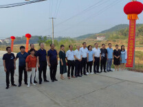 金开街道塘星村产业路通车