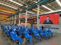 湖南经济战线组织观看中国共产党第二十次全国代表大会开幕会