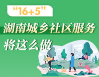 政策简读丨“16+5” 湖南城乡社区服务将这么做