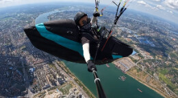 2022长沙体育短视频创作大赛作品展26︱无动力滑翔伞越野飞翔记录