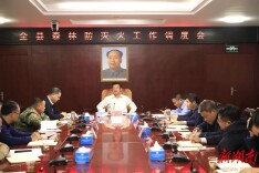 全县森林防灭火工作调度会召开