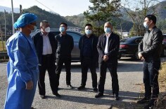 刘杰到乡镇督导疫情防控工作