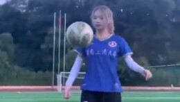 2022长沙体育短视频创作大赛作品展82︱足球女将技巧展示