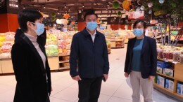 王洪灿暗访、调研疫情防控等工作