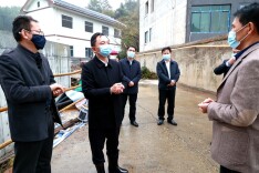 田刚调研督导双江镇重点项目建设