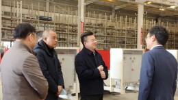 王洪灿调研园区项目建设和企业复工复产工作