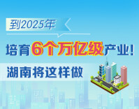 政策简读丨到2025年培育6个万亿级产业！湖南将这样做