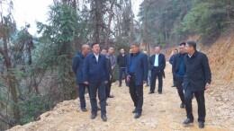 全省森林防火现场会将在我县召开，王洪灿、黄力现场调度筹备工作
