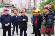 田刚督导调度重点项目建设工作