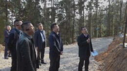 我县举行全省森林防火工作现场会实战演练