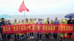 旅发进行时丨渡口：党员干部履“植”尽责添新绿 美丽丹霞披上靓衣装