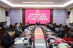 县政府召开常务会议 田刚主持