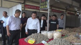 王洪灿调研“安仁赶分社”筹备工作