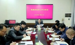 全县经济工作分析会召开