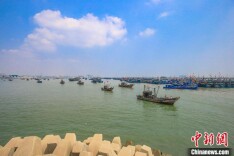 黄渤海休渔期结束 山东沿海千帆竞发争“鲜”出海
