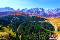 航拍青海祁连黑河大峡谷