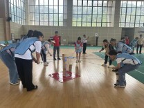 黑石铺街道举办垃圾分类总动员趣味运动会