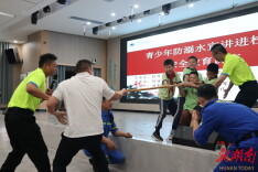 木里港管理处：防溺水宣传进校园 安全教育护航成长