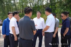 省水利厅厅长朱东铁一行来澧调研水利工作