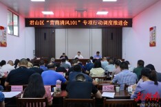 君山区召开优化营商环境暨“营商清风101”专项行动推进会