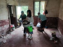 雨湖区窑湾街道全力做好防汛工作