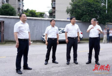 李美云赴云溪区调研地质灾害防治工作