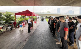 马栏山文创园区志愿者积极备战，筑牢防汛“安全堤”